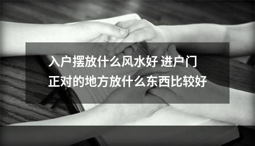 入户摆放什么风水好 进户门正对的地方放什么东西比较好