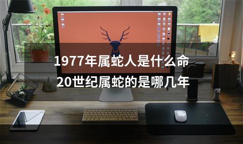 1977年属蛇人是什么命 20世纪属蛇的是哪几年