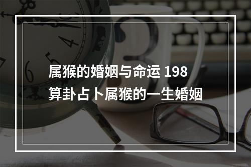 属猴的婚姻与命运 198算卦占卜属猴的一生婚姻