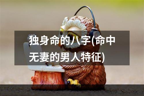 独身命的八字(命中无妻的男人特征)