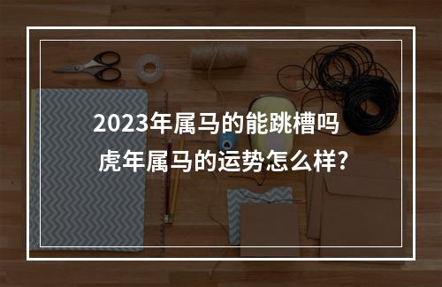 2023年属马的能跳槽吗 虎年属马的运势怎么样?