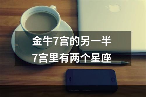 金牛7宫的另一半 7宫里有两个星座
