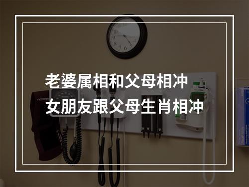老婆属相和父母相冲 女朋友跟父母生肖相冲