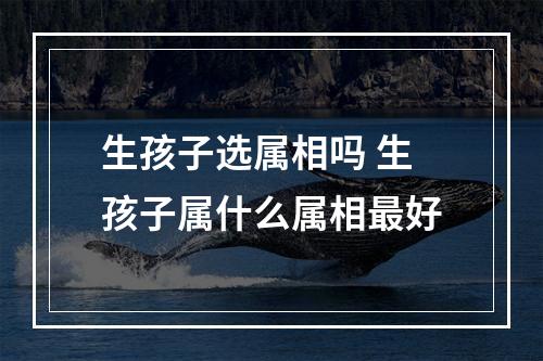 生孩子选属相吗 生孩子属什么属相最好
