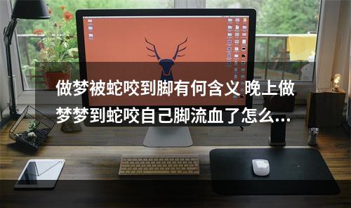 做梦被蛇咬到脚有何含义 晚上做梦梦到蛇咬自己脚流血了怎么回事