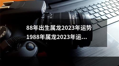 88年出生属龙2023年运势 1988年属龙2023年运势如何,可以做开车拉货生意吗?