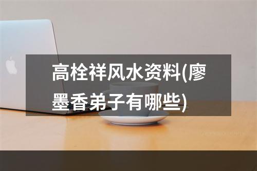 高栓祥风水资料(廖墨香弟子有哪些)