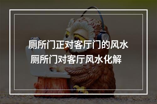 厕所门正对客厅门的风水 厕所门对客厅风水化解