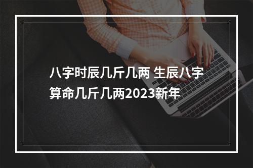 八字时辰几斤几两 生辰八字算命几斤几两2023新年