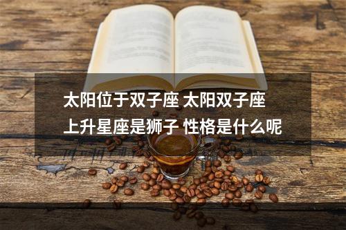 太阳位于双子座 太阳双子座 上升星座是狮子 性格是什么呢
