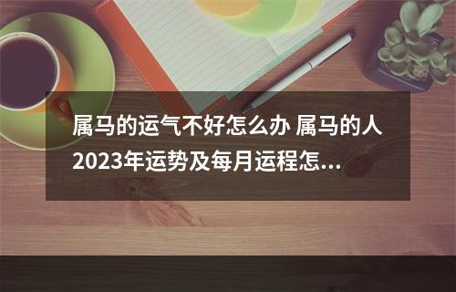属马的运气不好怎么办 属马的人2023年运势及每月运程怎么样化解?