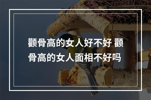 颧骨高的女人好不好 颧骨高的女人面相不好吗