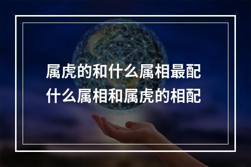 属虎的和什么属相最配 什么属相和属虎的相配