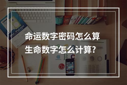 命运数字密码怎么算 生命数字怎么计算?