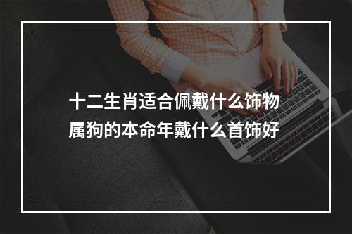 十二生肖适合佩戴什么饰物 属狗的本命年戴什么首饰好