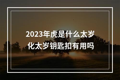 2023年虎是什么太岁 化太岁钥匙扣有用吗