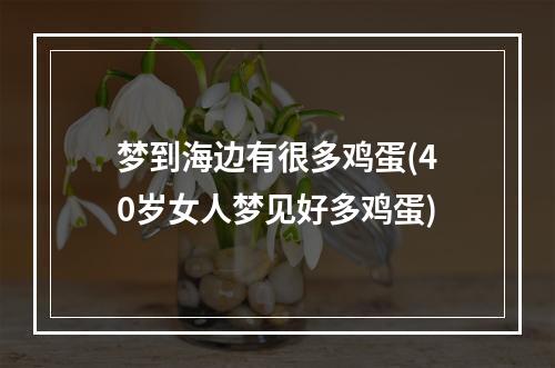 梦到海边有很多鸡蛋(40岁女人梦见好多鸡蛋)