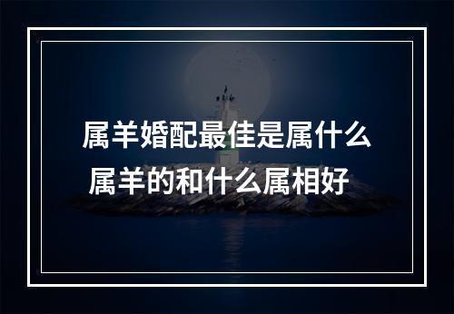 属羊婚配最佳是属什么 属羊的和什么属相好