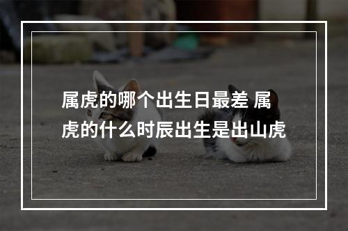 属虎的哪个出生日最差 属虎的什么时辰出生是出山虎