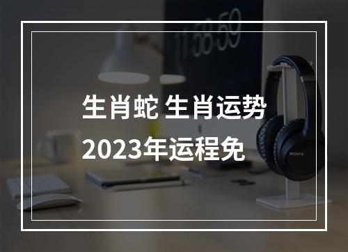 生肖蛇 生肖运势2023年运程免