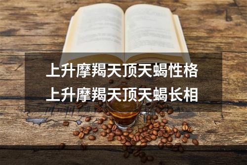 上升摩羯天顶天蝎性格 上升摩羯天顶天蝎长相