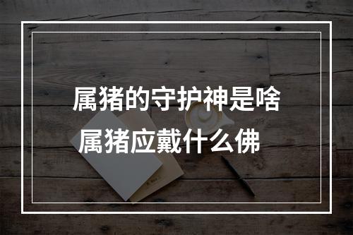 属猪的守护神是啥 属猪应戴什么佛