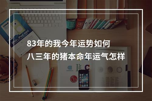 83年的我今年运势如何 八三年的猪本命年运气怎样