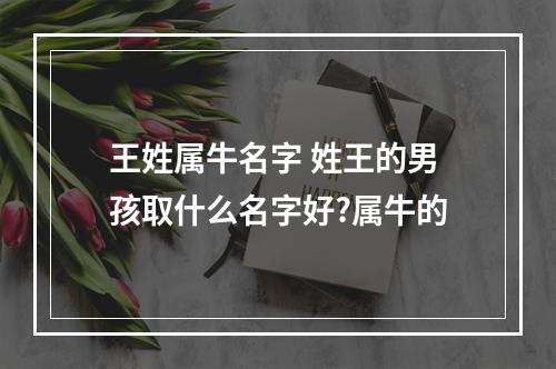 王姓属牛名字 姓王的男孩取什么名字好?属牛的