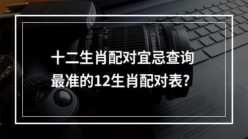 十二生肖配对宜忌查询 最准的12生肖配对表?