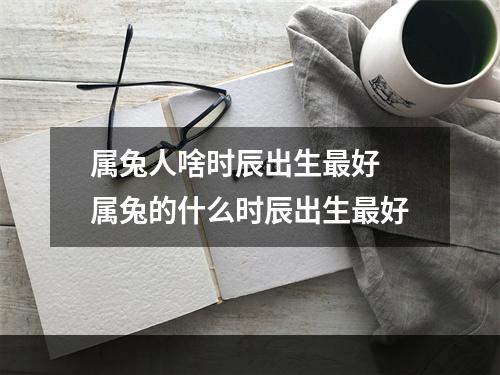 属兔人啥时辰出生最好 属兔的什么时辰出生最好