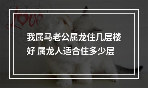 我属马老公属龙住几层楼好 属龙人适合住多少层