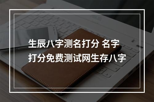生辰八字测名打分 名字打分免费测试网生存八字