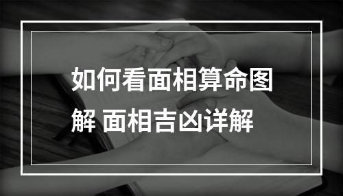 如何看面相算命图解 面相吉凶详解