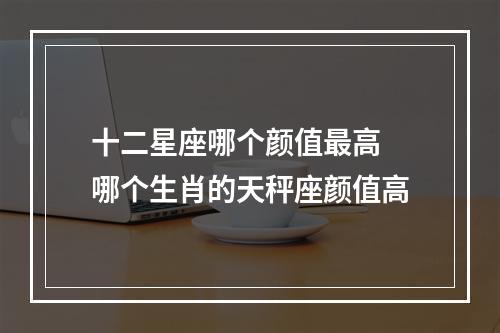 十二星座哪个颜值最高 哪个生肖的天秤座颜值高