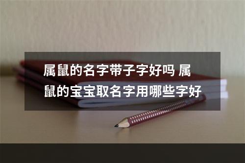 属鼠的名字带子字好吗 属鼠的宝宝取名字用哪些字好