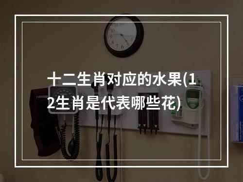 十二生肖对应的水果(12生肖是代表哪些花)