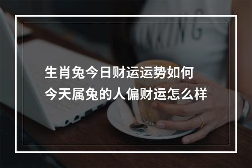 生肖兔今日财运运势如何 今天属兔的人偏财运怎么样