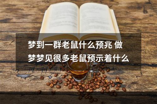 梦到一群老鼠什么预兆 做梦梦见很多老鼠预示着什么