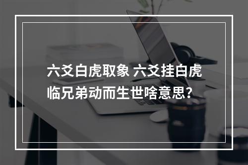 六爻白虎取象 六爻挂白虎临兄弟动而生世啥意思？