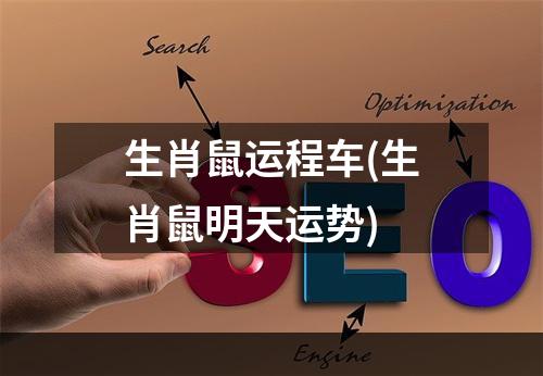 生肖鼠运程车(生肖鼠明天运势)