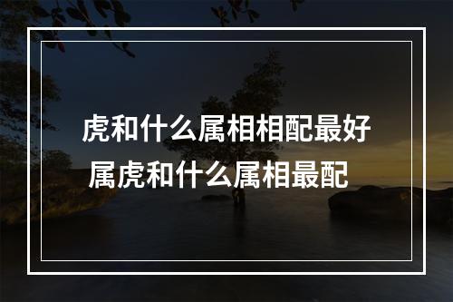 虎和什么属相相配最好 属虎和什么属相最配
