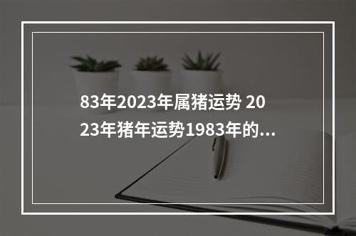 83年2023年属猪运势 2023年猪年运势1983年的人运势