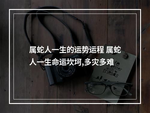 属蛇人一生的运势运程 属蛇人一生命运坎坷,多灾多难