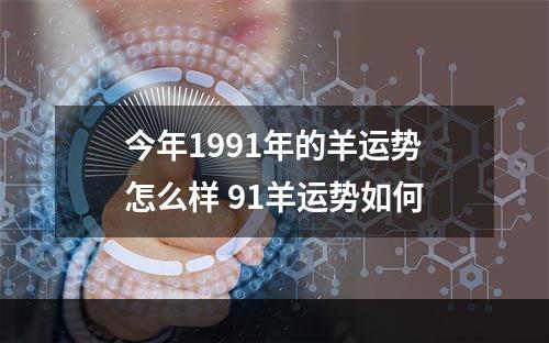 今年1991年的羊运势怎么样 91羊运势如何