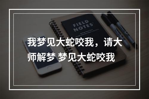 我梦见大蛇咬我，请大师解梦 梦见大蛇咬我