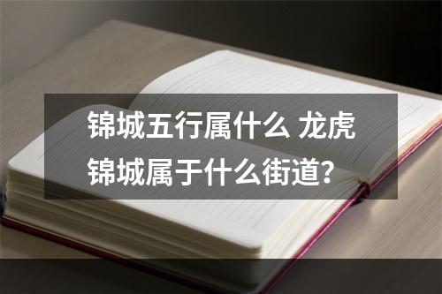 锦城五行属什么 龙虎锦城属于什么街道？