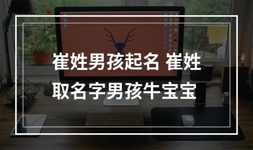 崔姓男孩起名 崔姓取名字男孩牛宝宝