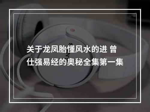 关于龙凤胎懂风水的进 曾仕强易经的奥秘全集第一集