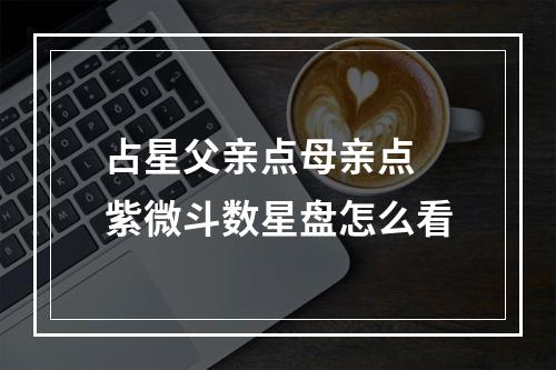 占星父亲点母亲点 紫微斗数星盘怎么看