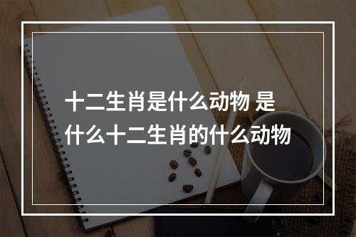 十二生肖是什么动物 是什么十二生肖的什么动物